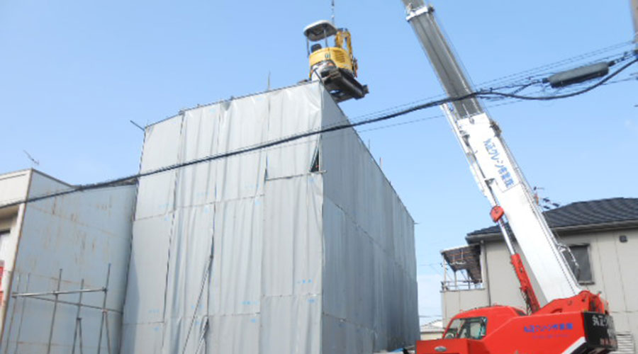 建物解体は伊藤建設工業へ